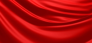 红色背景红色丝绸绸缎布料纹理海报banner背景